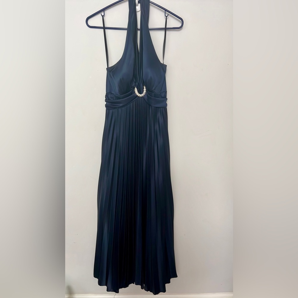 Betsy & Adam Navy Blue Gown